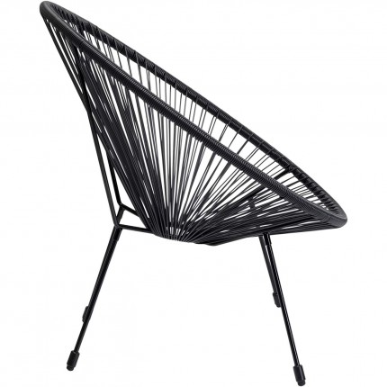 Fauteuil de jardin Acapulco Mono noir Kare Design