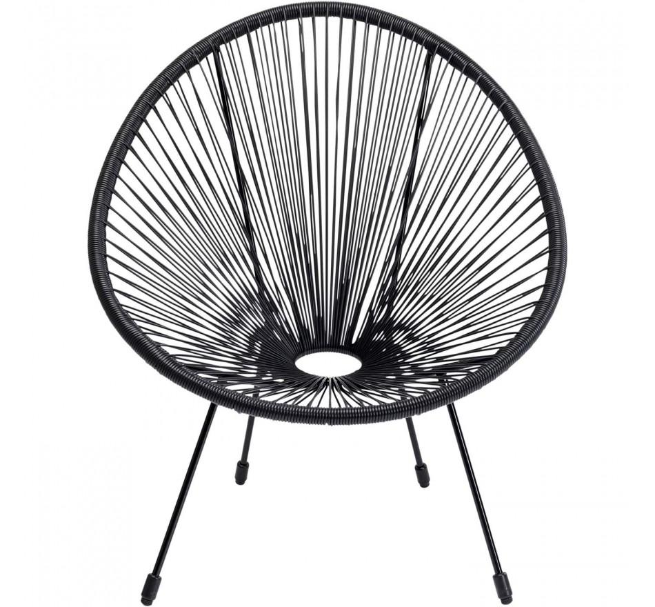 Outdoor Armchair Acapulco Mono black Kare Design Outdoor Armchair Acapulco Mono black Kare Design