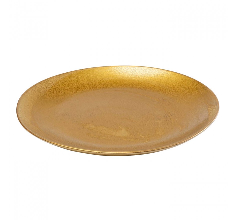 Plate Diva gold Ø26cm Kare Design Plate Diva gold Ø26cm Kare Design