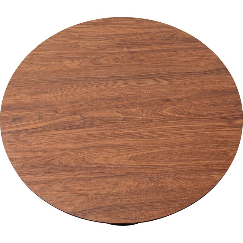 Table coloris noyer et pied noir - Schickeria - Kare Design