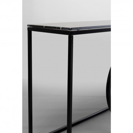 Console Miami Loft 120x35cm noire Kare Design