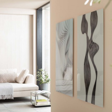 Tableau en verre Abstract Art 80x120cm n°1 Kare Design