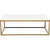 Table basse Key West 120x60cm blanche Kare Design