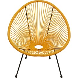 Orange garden armchair - Acapulco - Kare Design