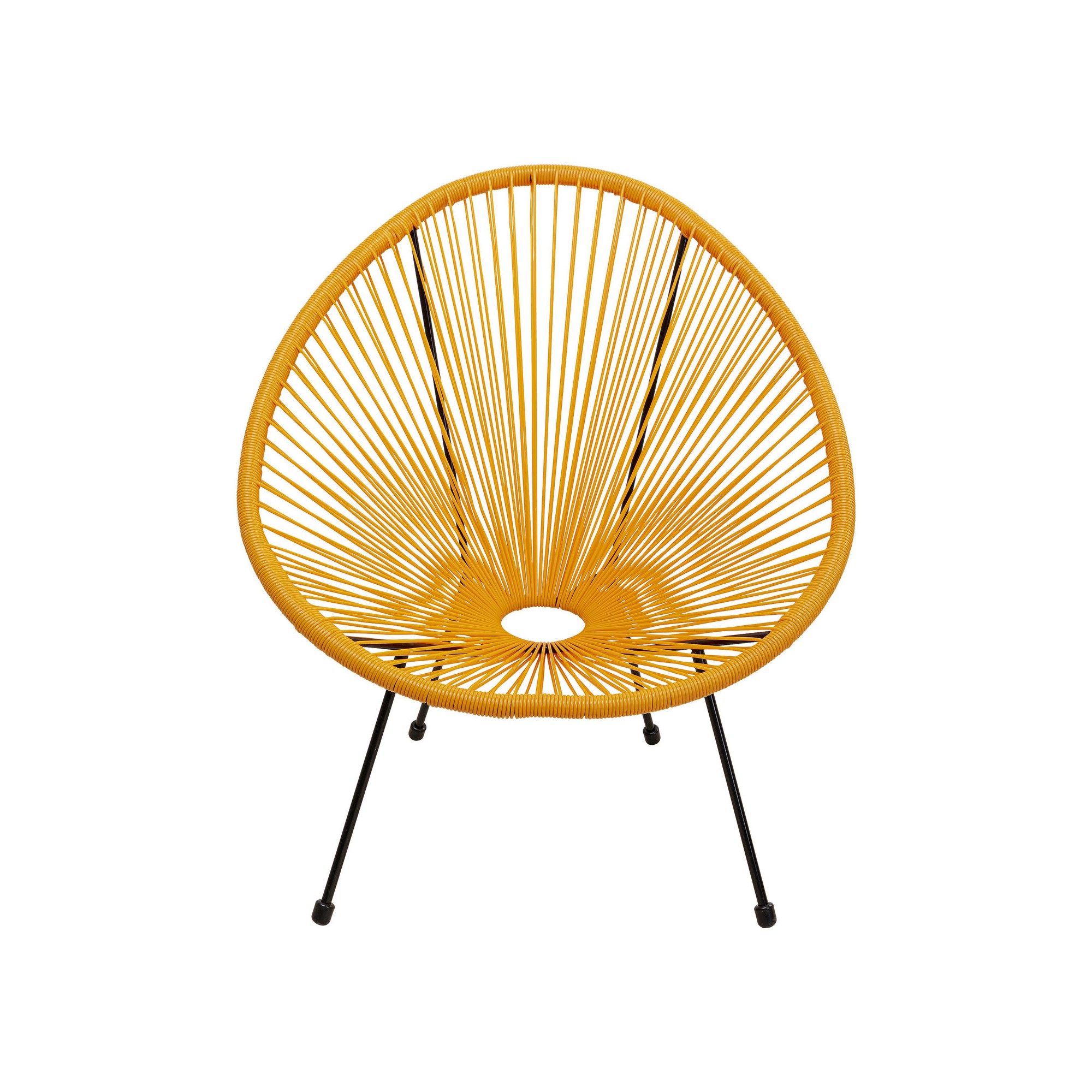 Fauteuil de jardin Acapulco orange Kare Design