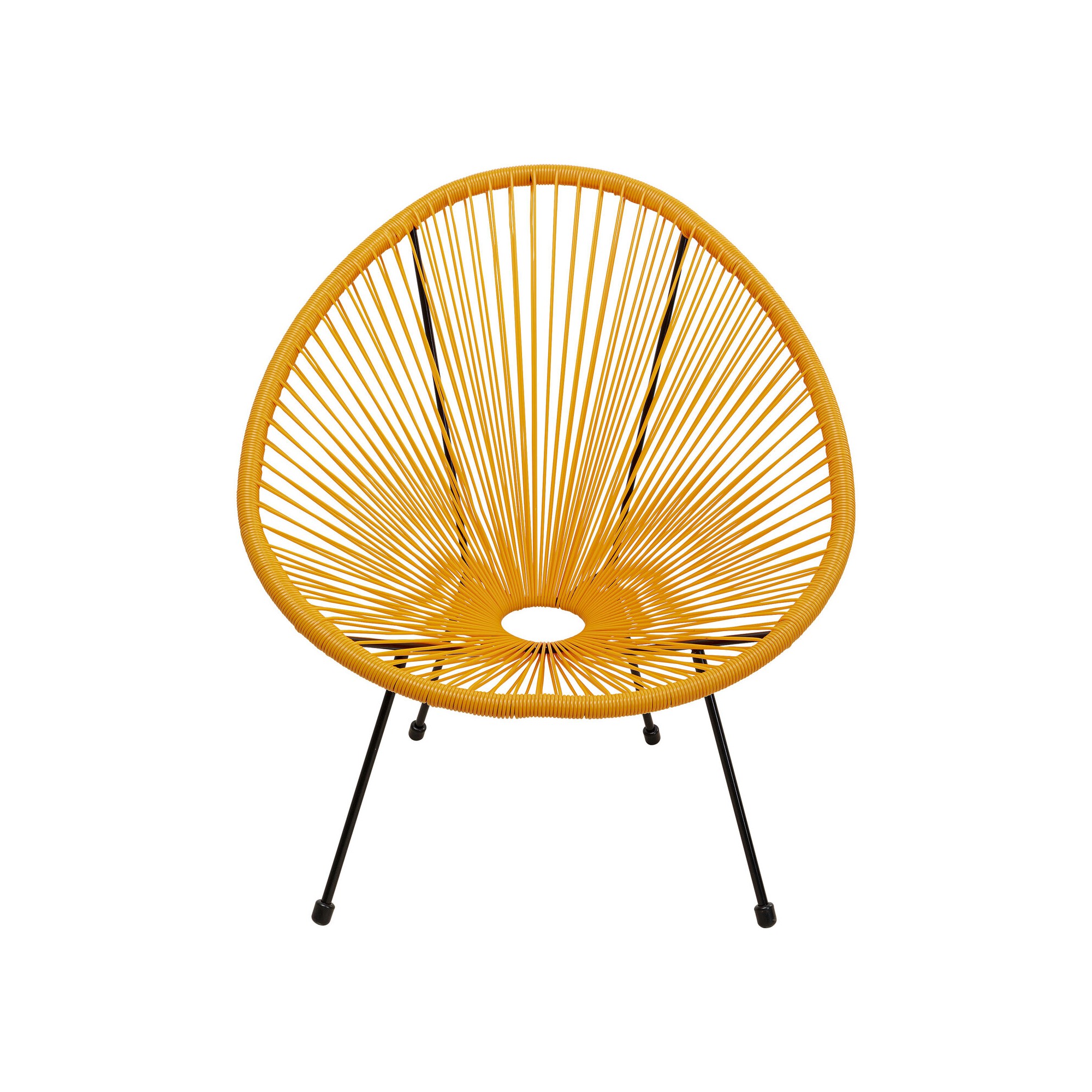 Fauteuil de jardin Acapulco orange Kare Design