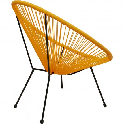 Fauteuil de jardin Acapulco orange Kare Design