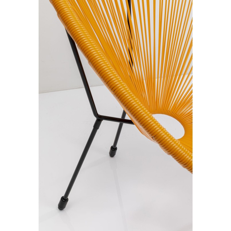 Orange garden armchair - Acapulco - Kare Design