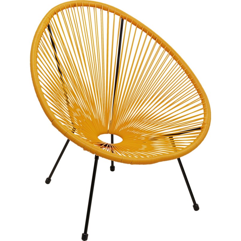 Fauteuil de jardin orange - Acapulco - Kare Design