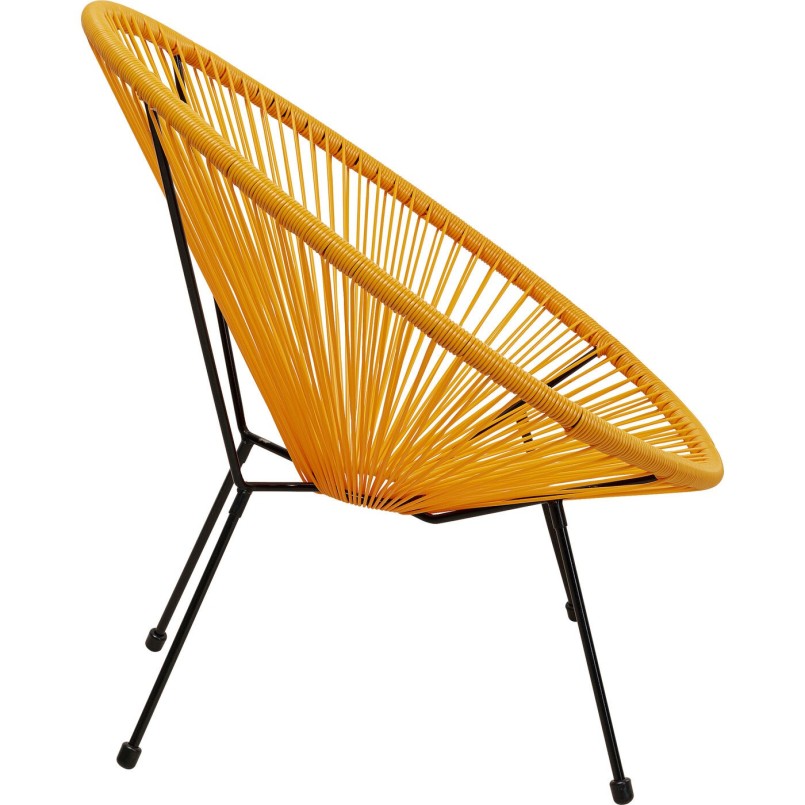 Orange garden armchair - Acapulco - Kare Design