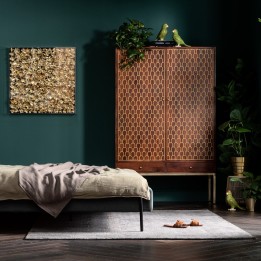 Retro wooden wardrobe - Muskat - Kare Design