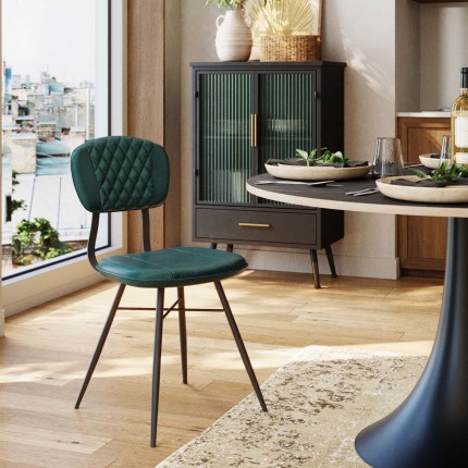 Chaise Samba vert foncé Kare Design Chaise Samba vert foncé Kare Design