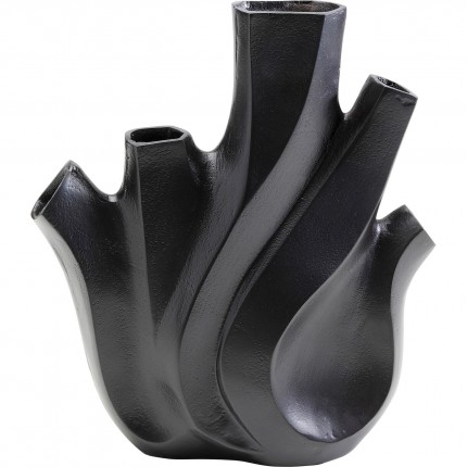 Vase Flame noir 29cm Kare Design