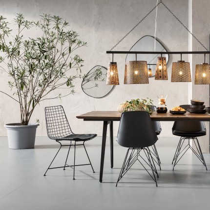 Chaise Grid noire Kare Design Chaise Grid noire Kare Design
