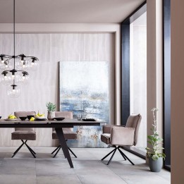 Grey retro armchair - Chelsea - Kare Design