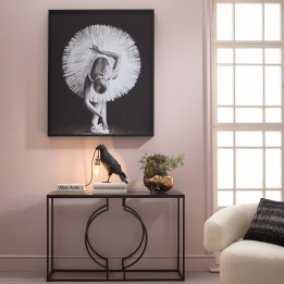 Console rétro noire - Miami Loft - Kare Design