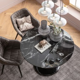 Chair with grey vintage armrests - Thelma - Kare Design