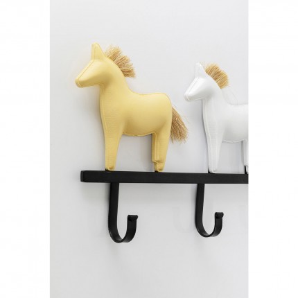 Portemanteau mural chevaux 63cm Kare Design