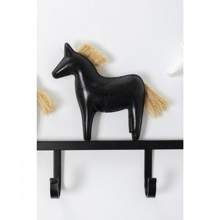 Portemanteau mural chevaux 63cm Kare Design