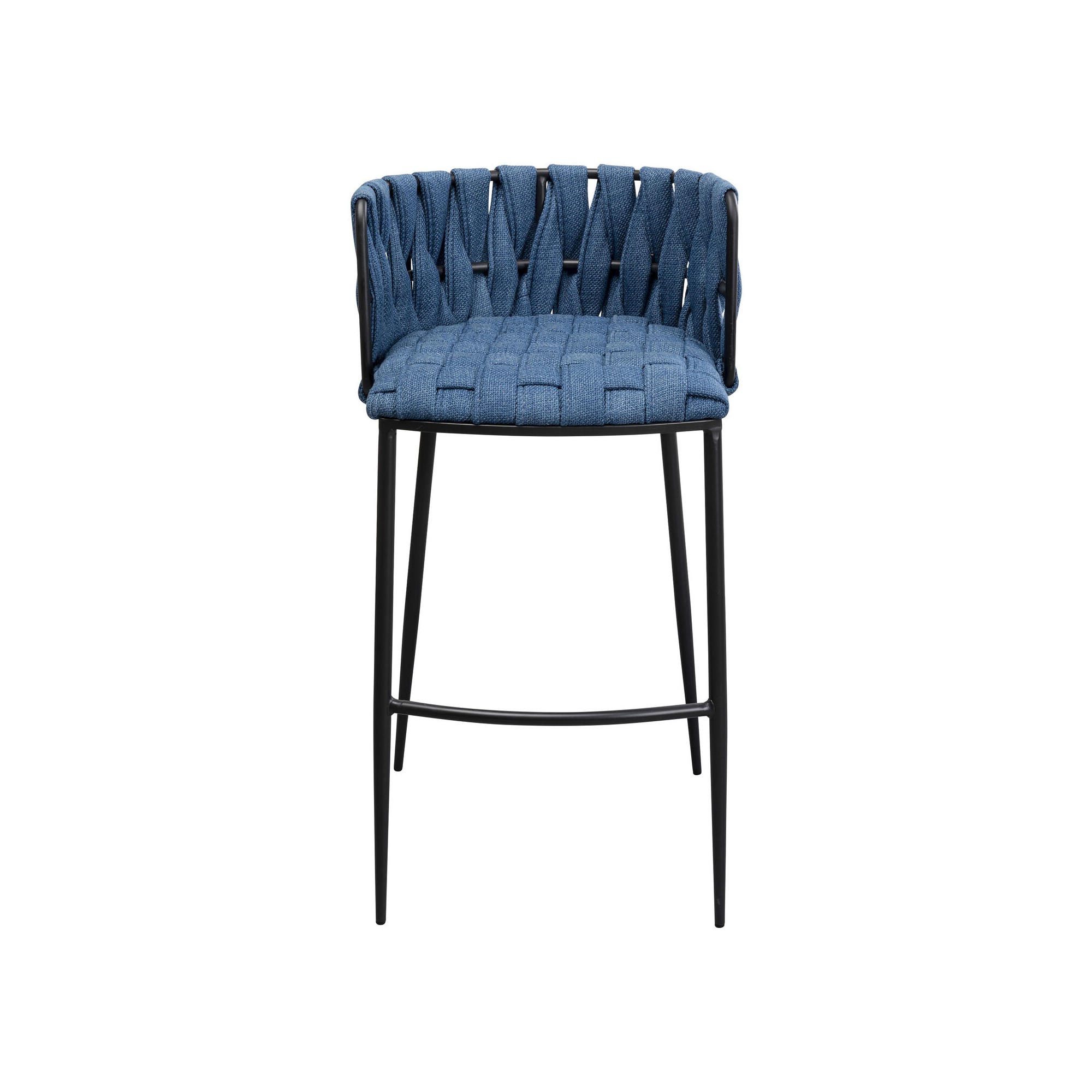 Chaise bar Saluti bleu 77cm