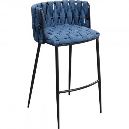 Tabouret de bar Saluti bleu Kare Design