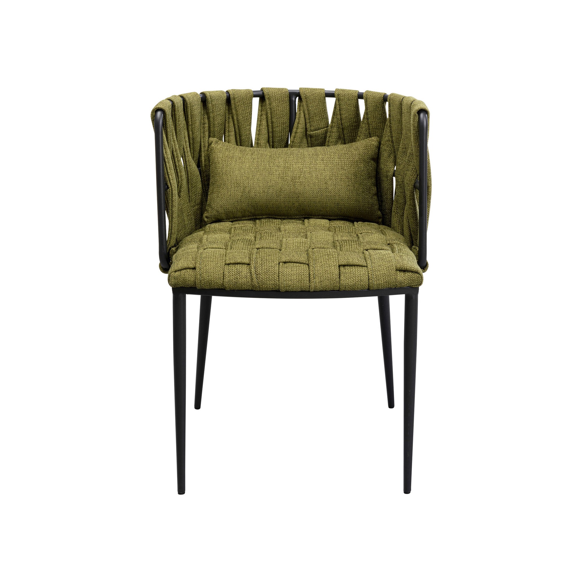 Chaise Saluti vert foncé