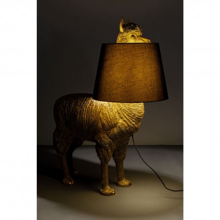 Lampadaire Alpaca doré 108cm Lampadaire Alpaca doré 108cm