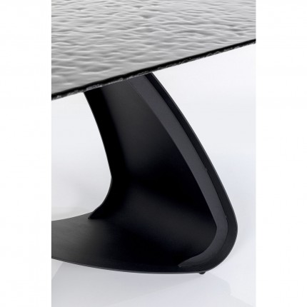 Table à rallonges Bellagio 180x95cm noire Kare Design