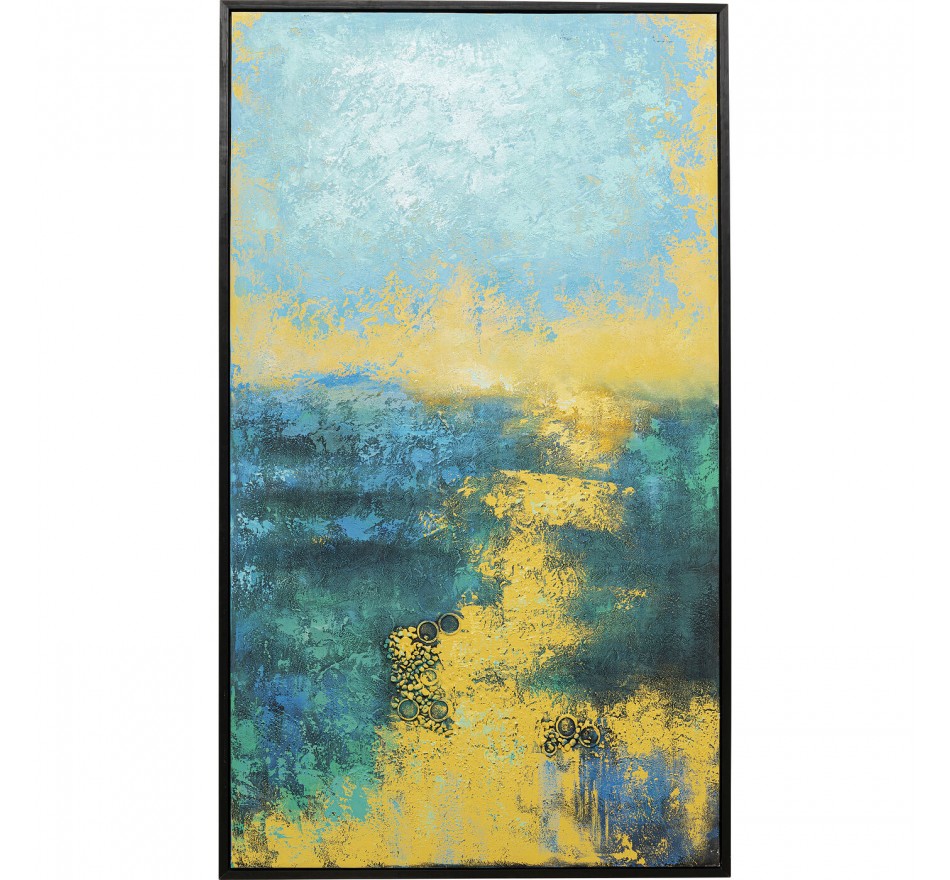 Canvas Picture Jardin 125x215cm blue Kare Design Canvas Picture Jardin 125x215cm blue Kare Design