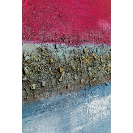 Peinture Vista 90x120cm rouge Kare Design