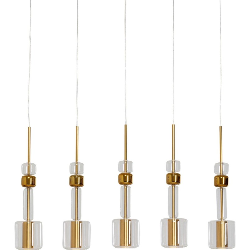 Suspension Candy Bar dore 103cm