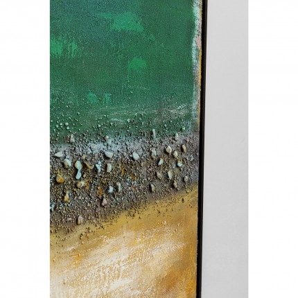 Peinture Vista 90x120cm verte Kare Design