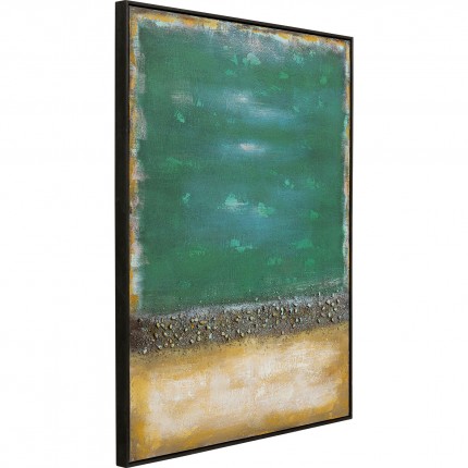 Peinture Vista 90x120cm verte Kare Design