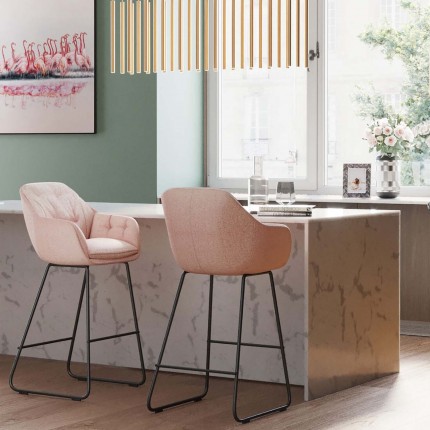 Tabouret de bar Elaine Rose Kare Design Tabouret de bar Elaine Rose Kare Design