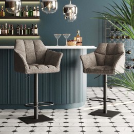 Tabouret de bar contemporain gris - Thinktank Base - Kare Design