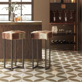 Tabouret de bar rustique marron - Country Life - Kare Design