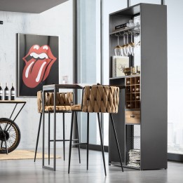 Étagère de bar industrielle - Vinoteca - Kare Design