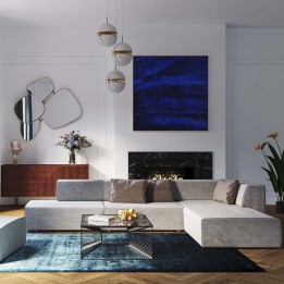 Table basse contemporaine noire - Dimension - Kare Design