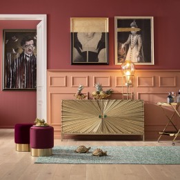 Buffet contemporain doré - Illumino - Kare Design