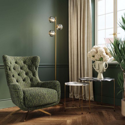 Fauteuil pivotant Bellini vert Kare Design