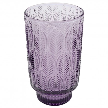 Verres à eau Fogli violets set de 6 Kare Design