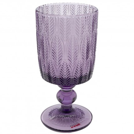 Verres à vin Fogli violets set de 6 Kare Design