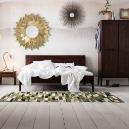 Contemporary dark wood bed - Brooklyn Walnut - Kare Design