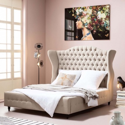 Lit City Spirit Lin naturel 160x200 cm Kare Design Lit City Spirit Lin naturel 160x200 cm Kare Design