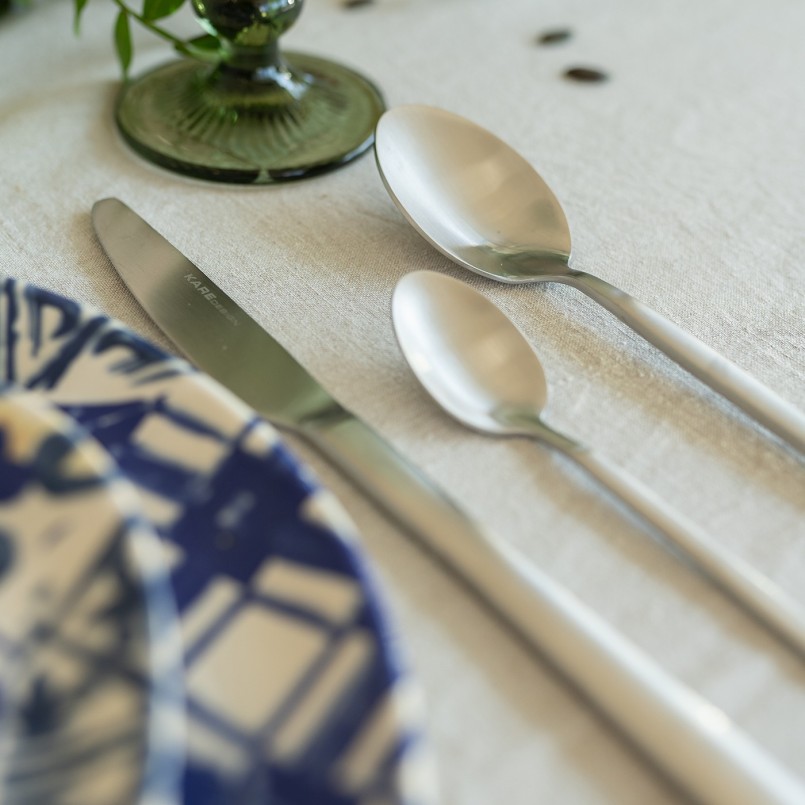 Blue and white dinner plates - Fresco - Kare Design