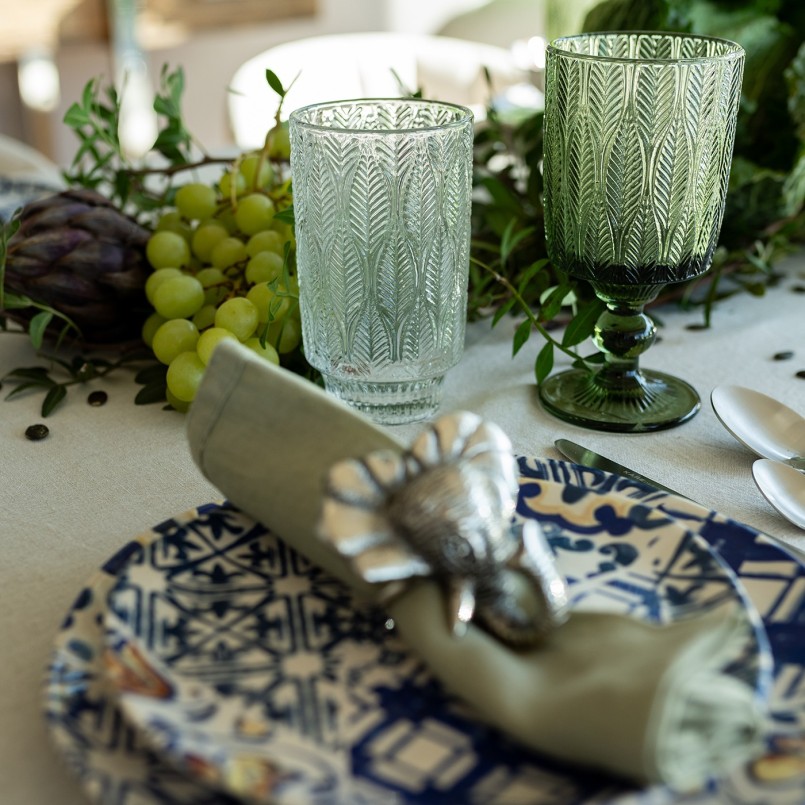 Clear glass water glasses - Fogli -Kare Design