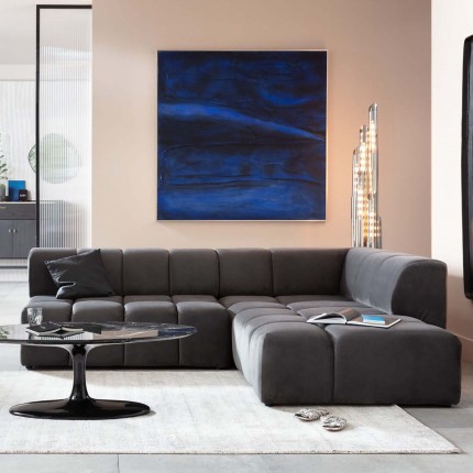 Corner Sofa Belami grey right Kare Design