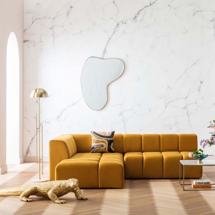 Corner Sofa Belami ochre left Kare Design