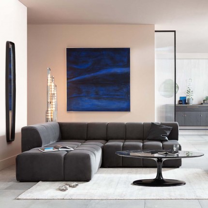 Corner Sofa Belami grey left Kare Design
