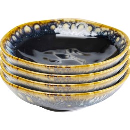 Blue stoneware plates - Lio - Kare Design